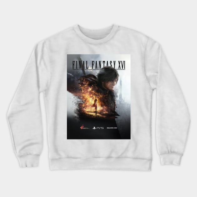 Final Fantasy XVI 16  fan art Crewneck Sweatshirt by charm3596